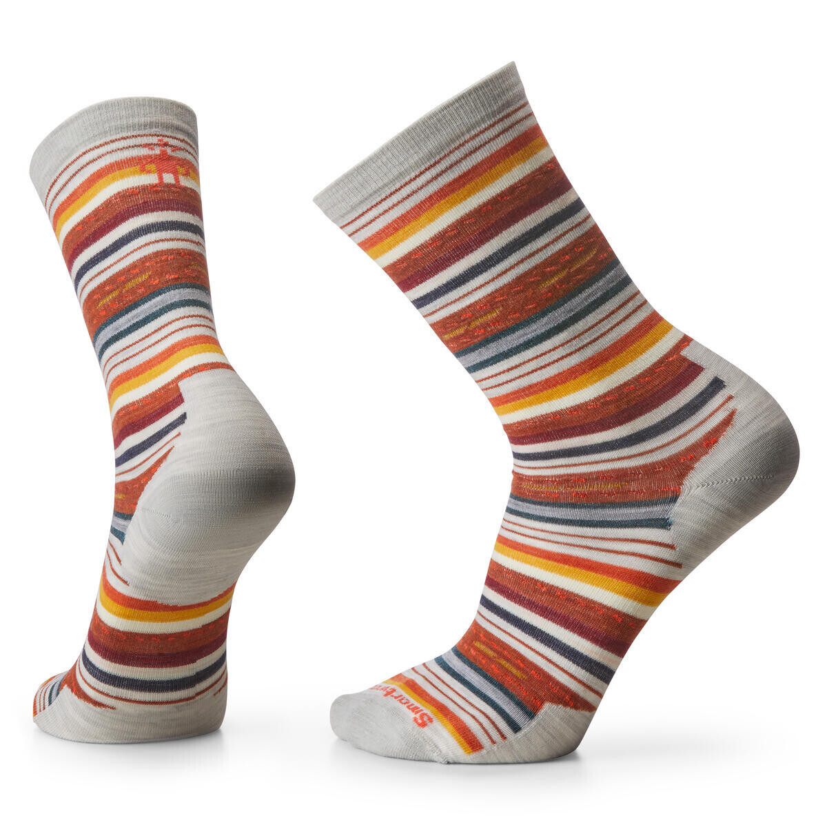 SMARTWOOL Everyday Margarita Crew Socks, Ash velikost: 38-41 (M)
