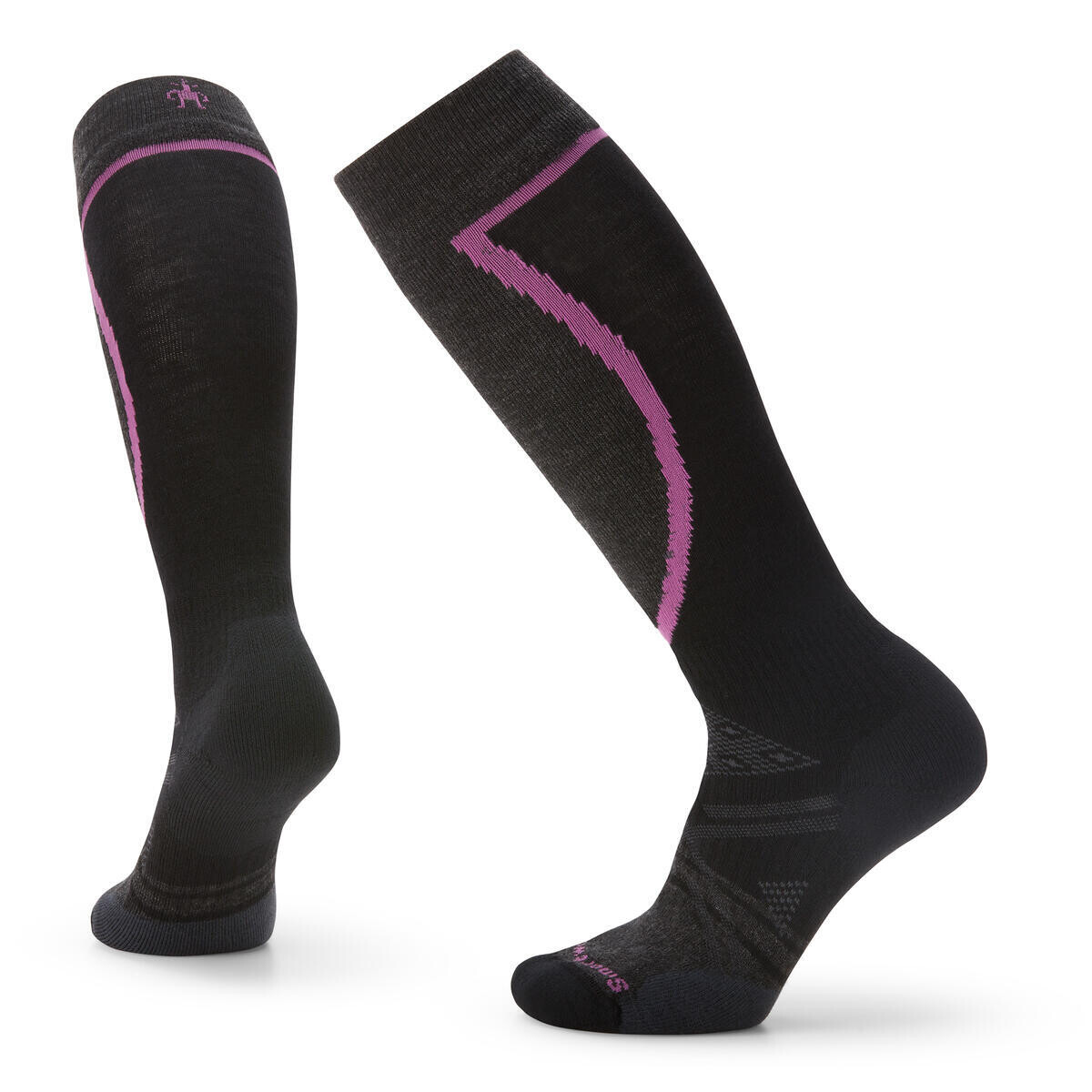 SMARTWOOL Women's Ski Full Cushion OTC Socks, Black velikost: 42-45 (L)