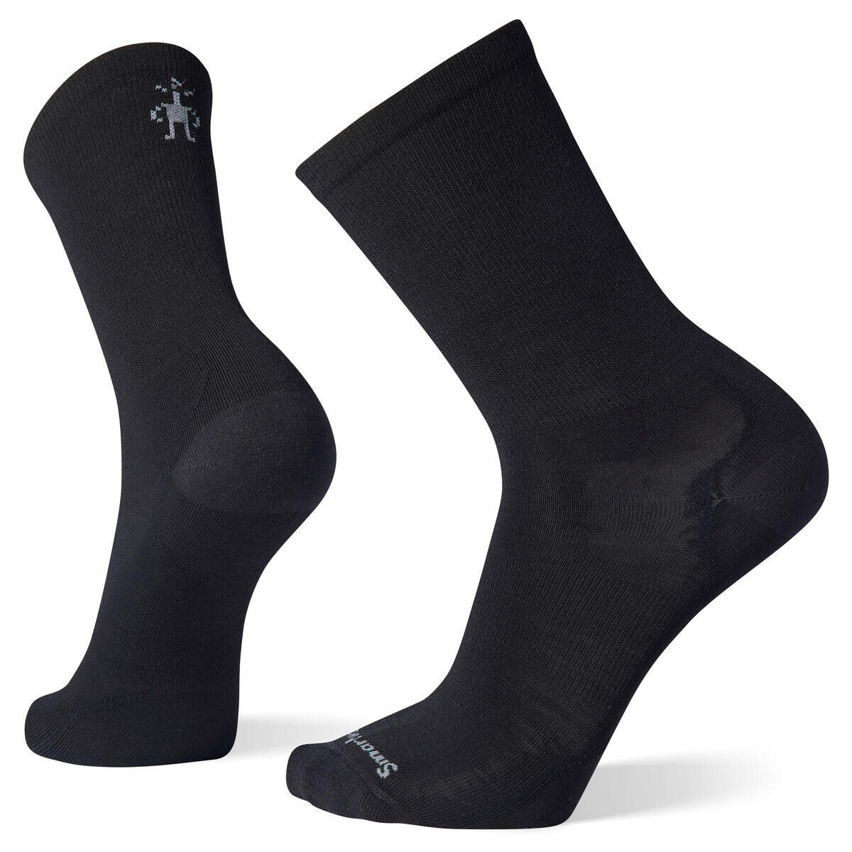 SMARTWOOL Everyday Anchor Line Crew Socks, Black velikost: 42-45 (L)
