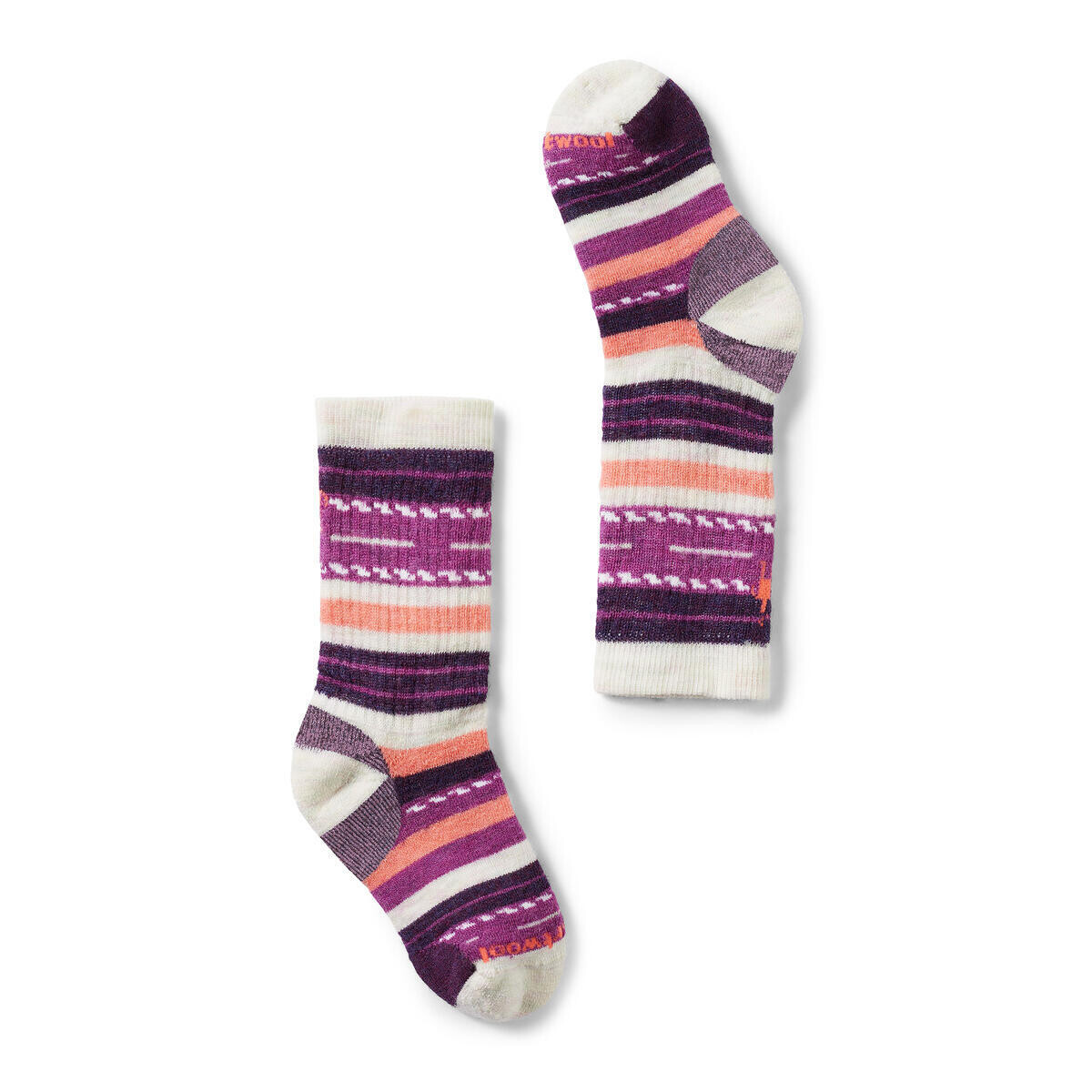 SMARTWOOL Kids' Hike Full Cushion Margarita Crew S, Moonbeam velikost: 33-36 (L)