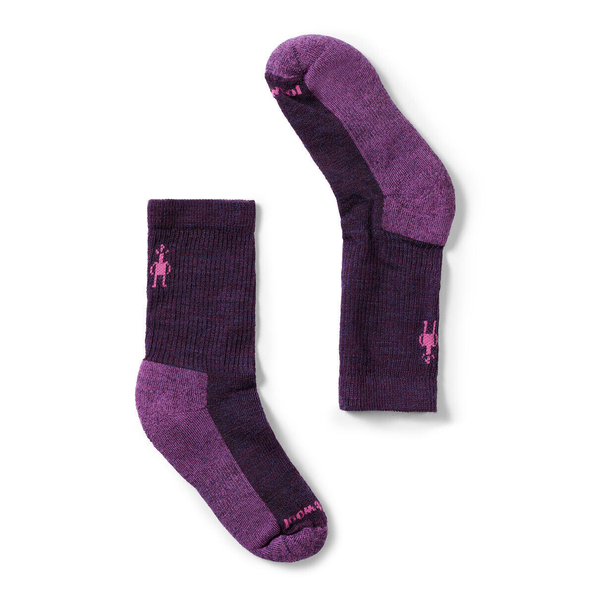 SMARTWOOL Kids' Hike Light Cushion Crew Socks, Purple Iris velikost: 33-36 (L)