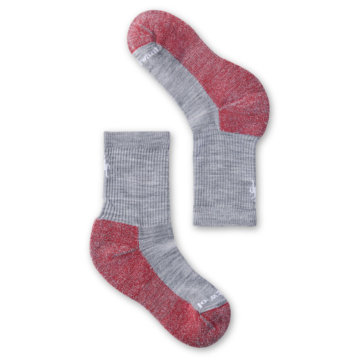 SMARTWOOL Kids' Hike Light Cushion Crew Socks, Light Gray velikost: 26-28 (S)