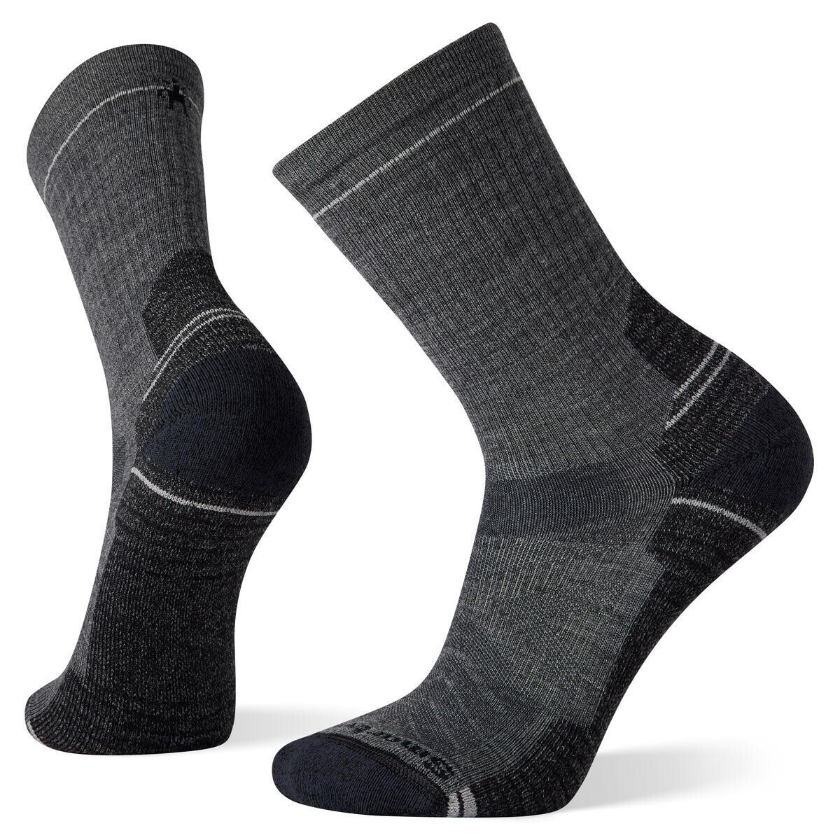 SMARTWOOL Hike Light Cushion Crew Socks, Medium Gray velikost: 42-45 (L)