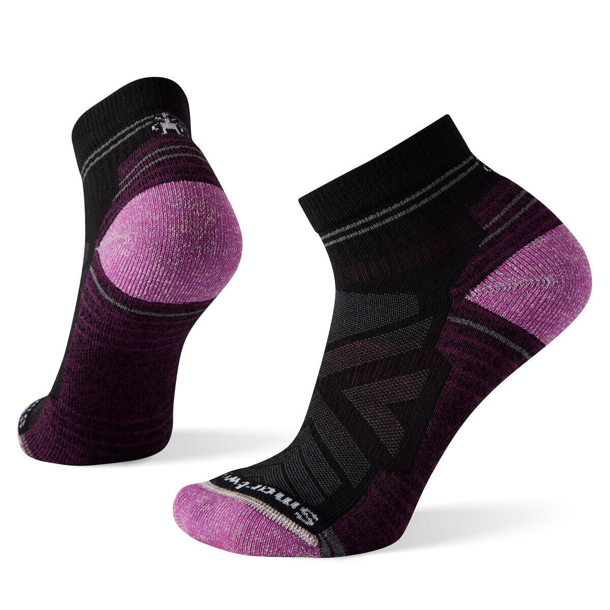 SMARTWOOL Women's Hike Light Cushion Ankle Socks, Black velikost: 42-45 (L)