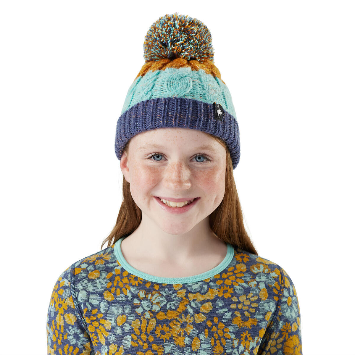 SMARTWOOL Kids Isto Beanie, Nightfall Blue velikost: LXL