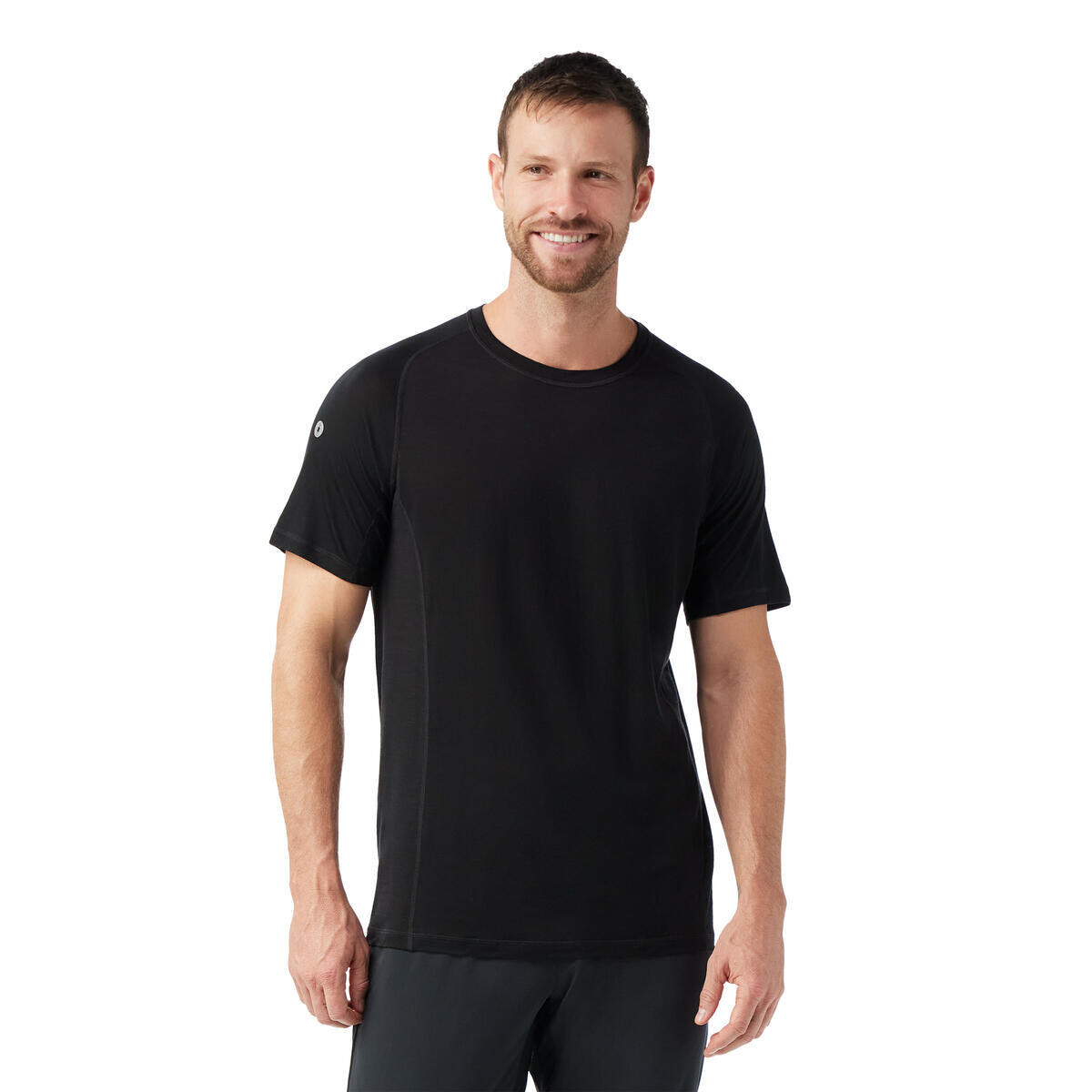 SMARTWOOL Men's Active Ultralite Short Sleeve, Black velikost: L