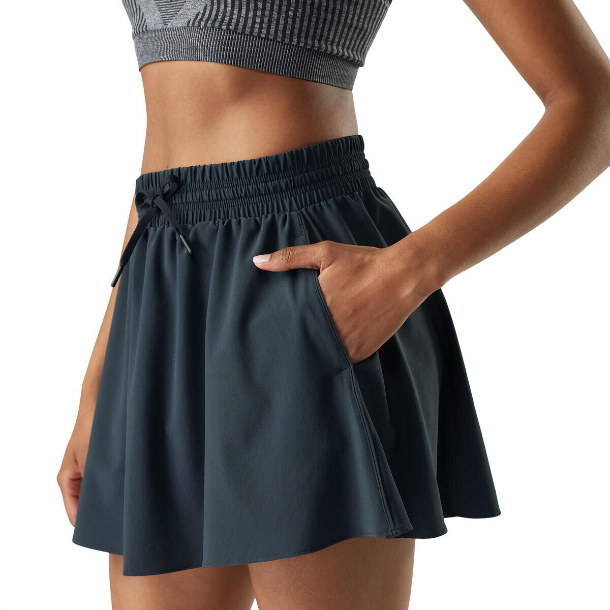 SMARTWOOL Women's Active Lined Skirt, Black velikost: L
