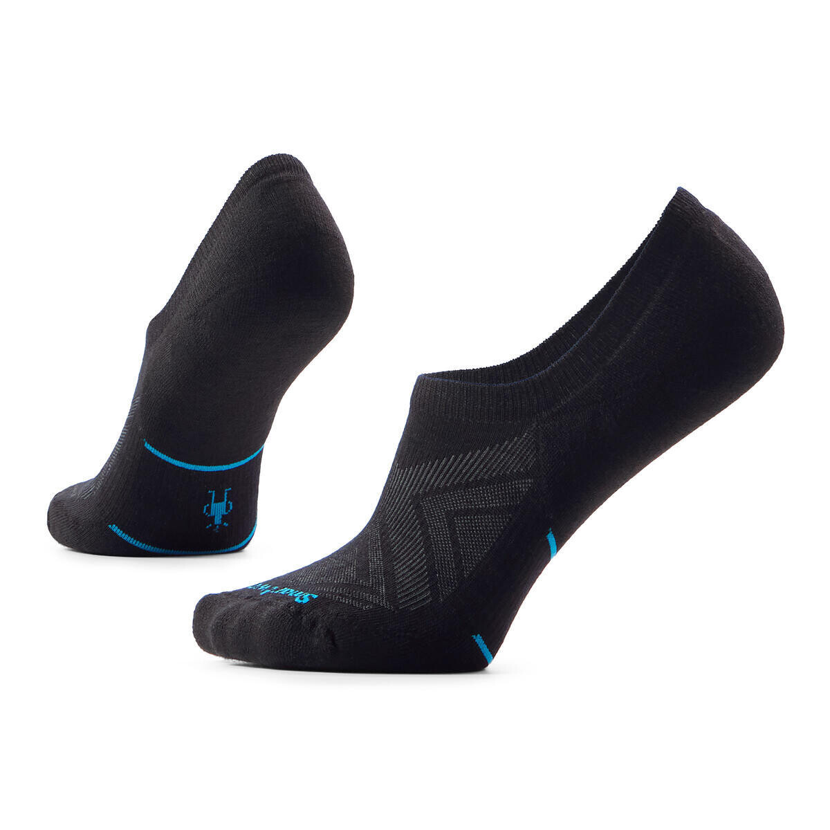 SMARTWOOL Women's Run Targeted Cushion No Show Soc, Black velikost: L