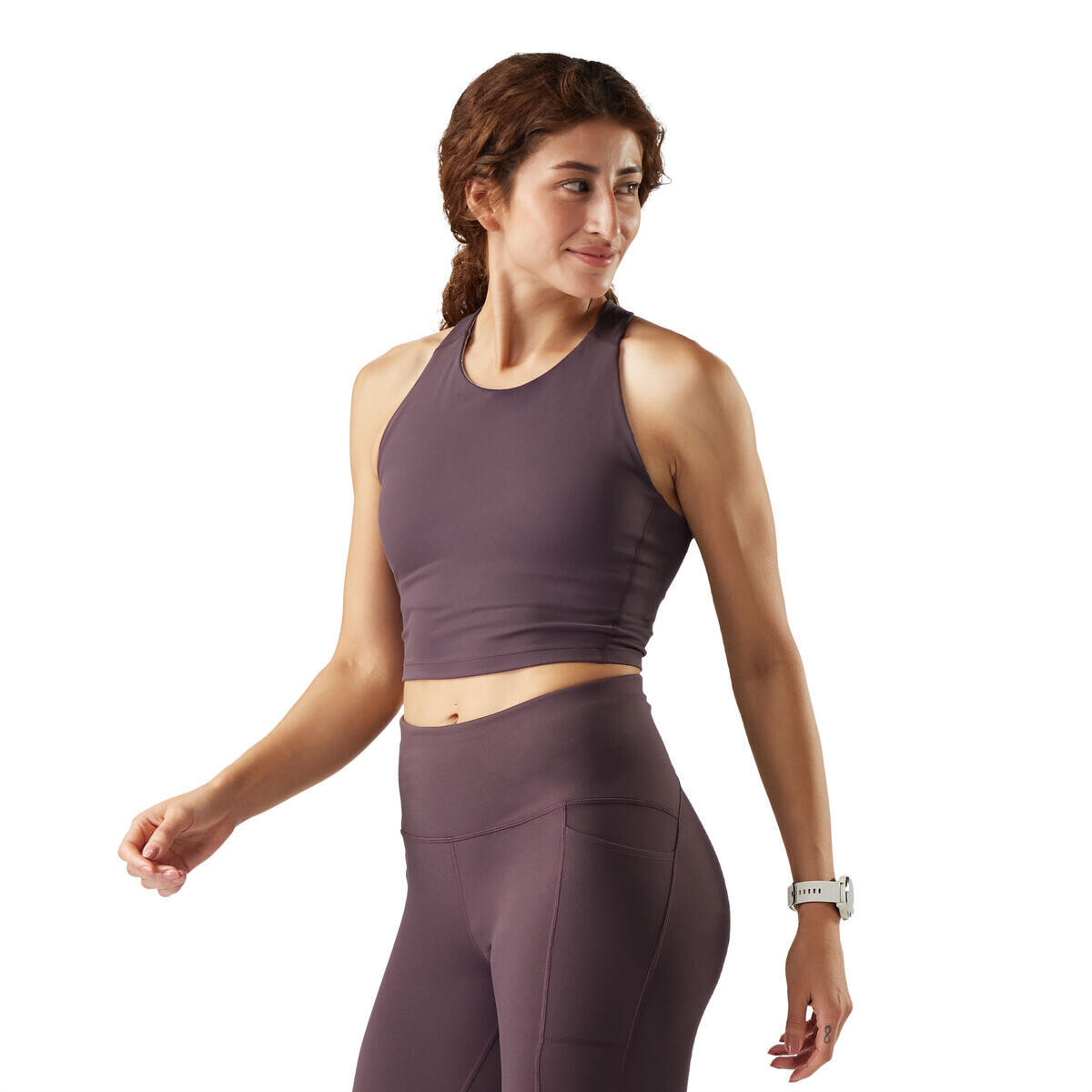 SMARTWOOL Women's Active Crop Bra, Mink velikost: L