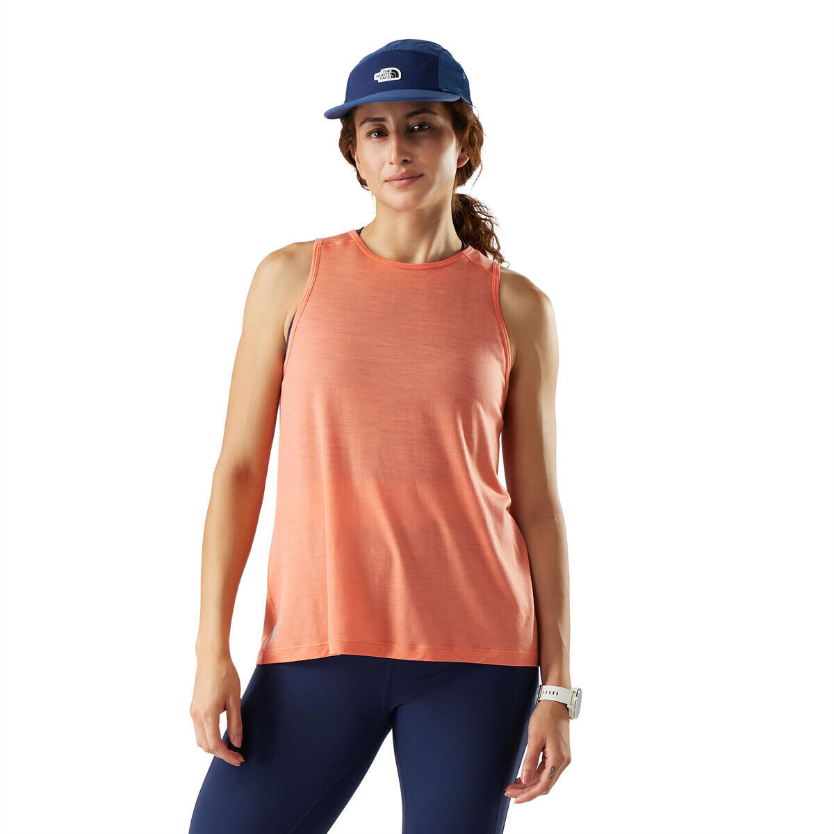 SMARTWOOL Women's Active Ultralite High Neck Tank, Coral Reef velikost: L