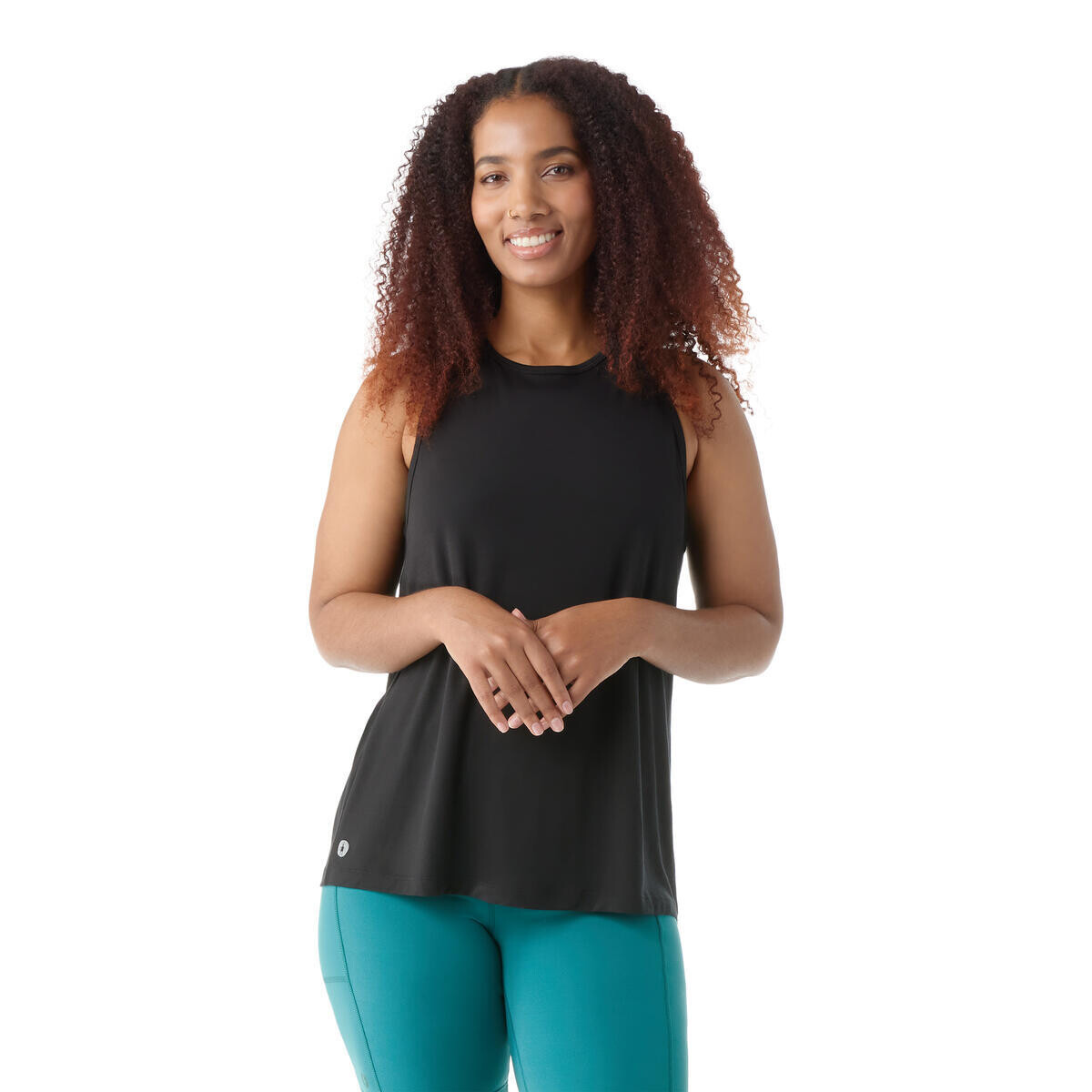 SMARTWOOL Women's Active Ultralite High Neck Tank, Black velikost: M