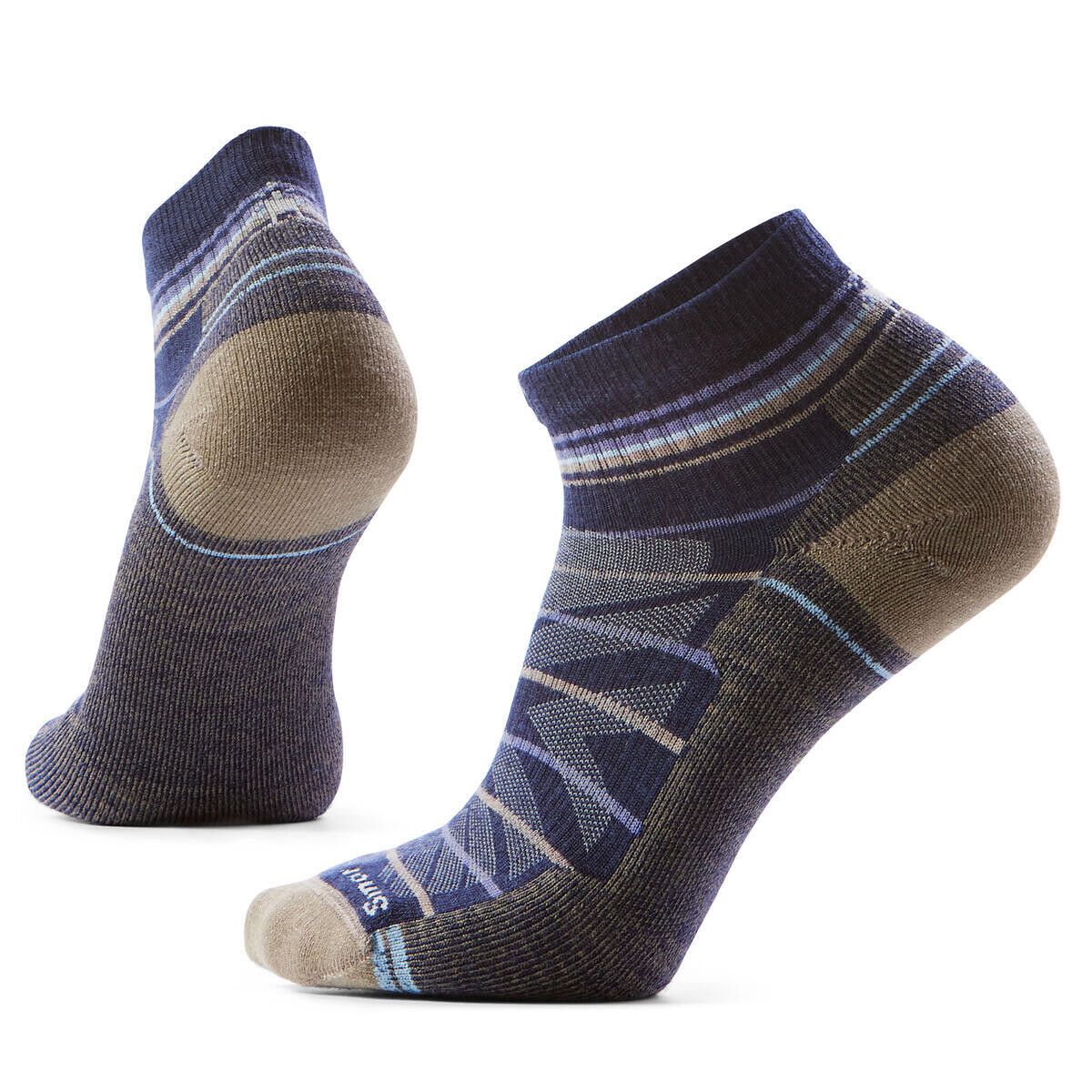 SMARTWOOL Hike Light Cushion Pattern Ankle Socks, Nightfall Blue velikost: L