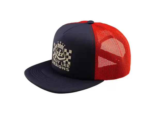 Troy Lee Designs Trucker kšiltovka Friday Night Red/Indigo