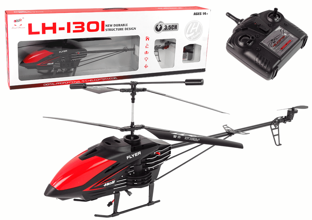 mamido Vrtulník na dálkové ovládání LH-1301 2.4G černý RC