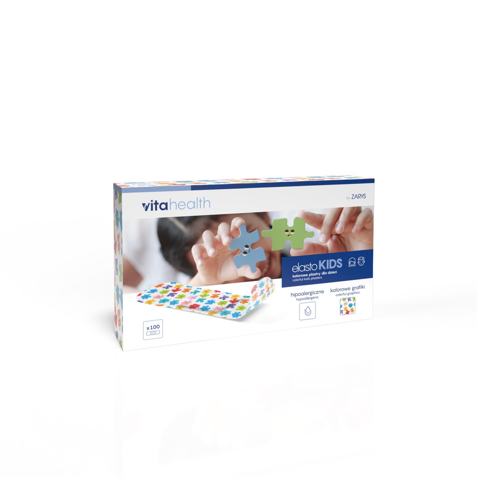 Náplasti elastoKids - sada s absorp. polštářkem