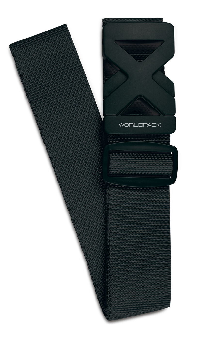 Bezpečnostní popruh na kufr Worldpack - černý