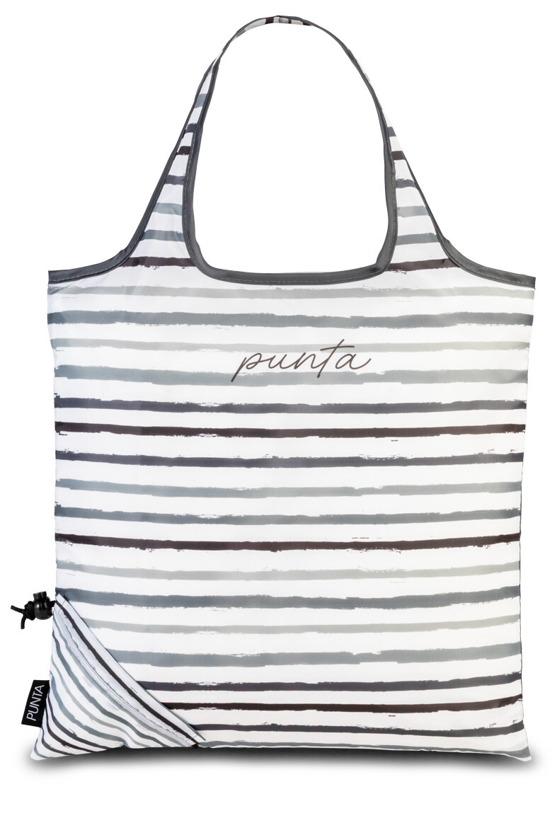 Skládací nákupní taška Punta Flow 12 L - šedá