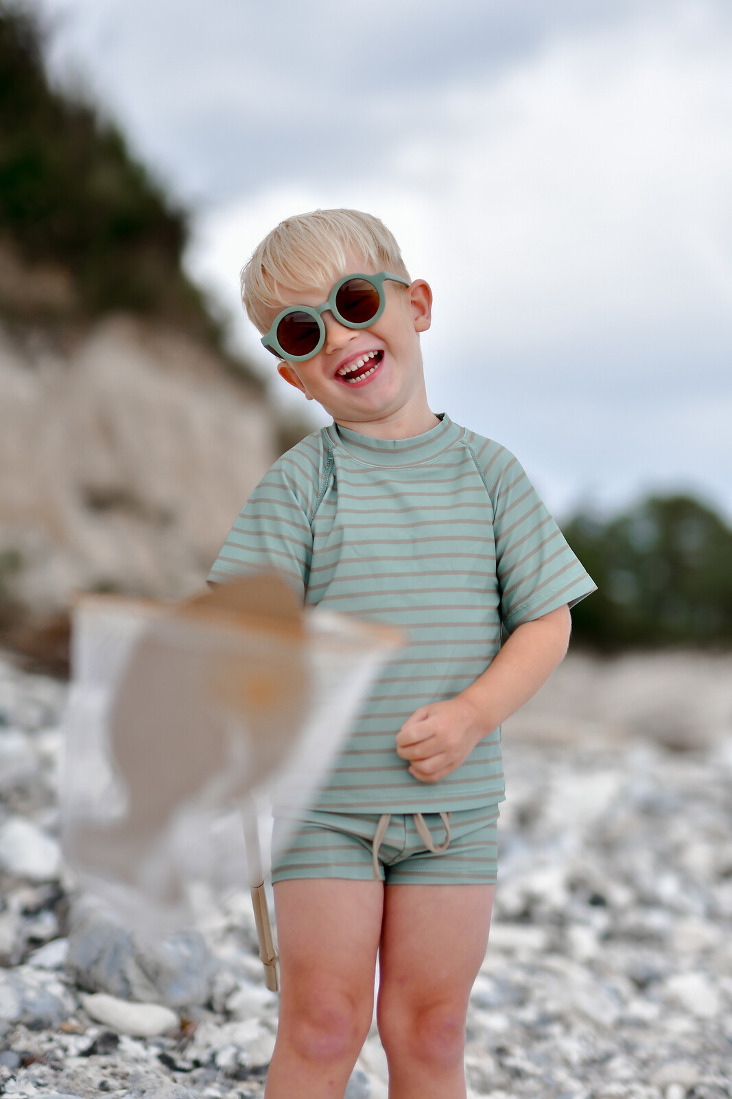 Mikk-Line dětské plavky 1017 Green bay Velikost: 122/128