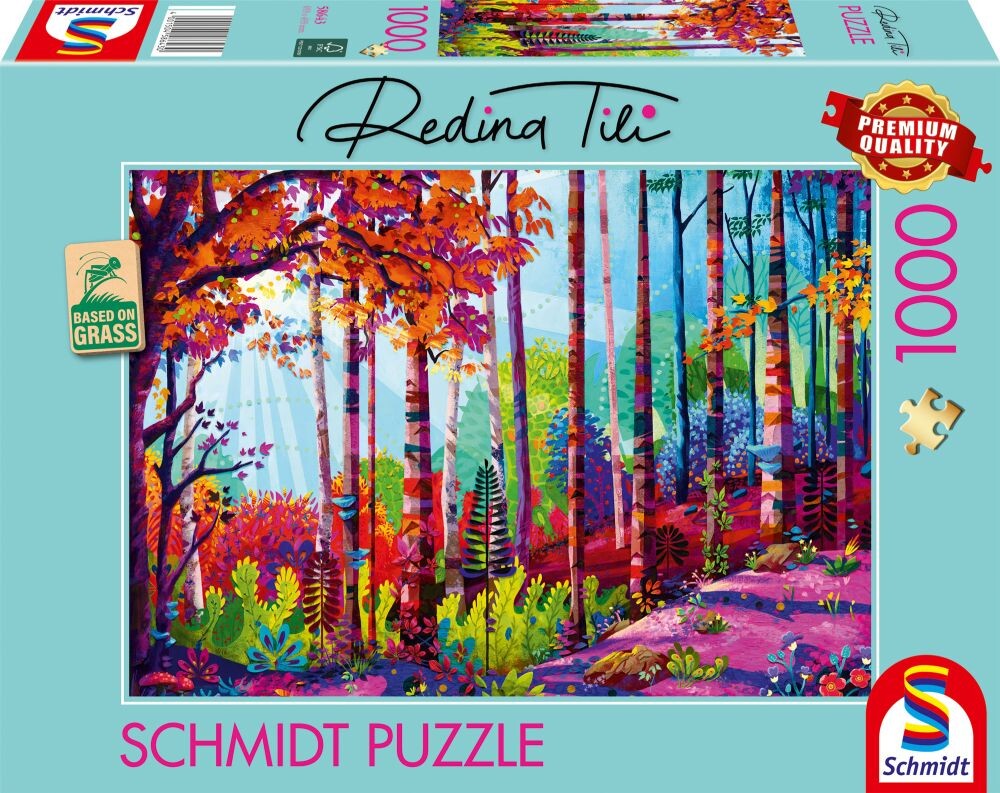 Schmidt puzzle REDINA TILI V srdci lesa 1000 dílků