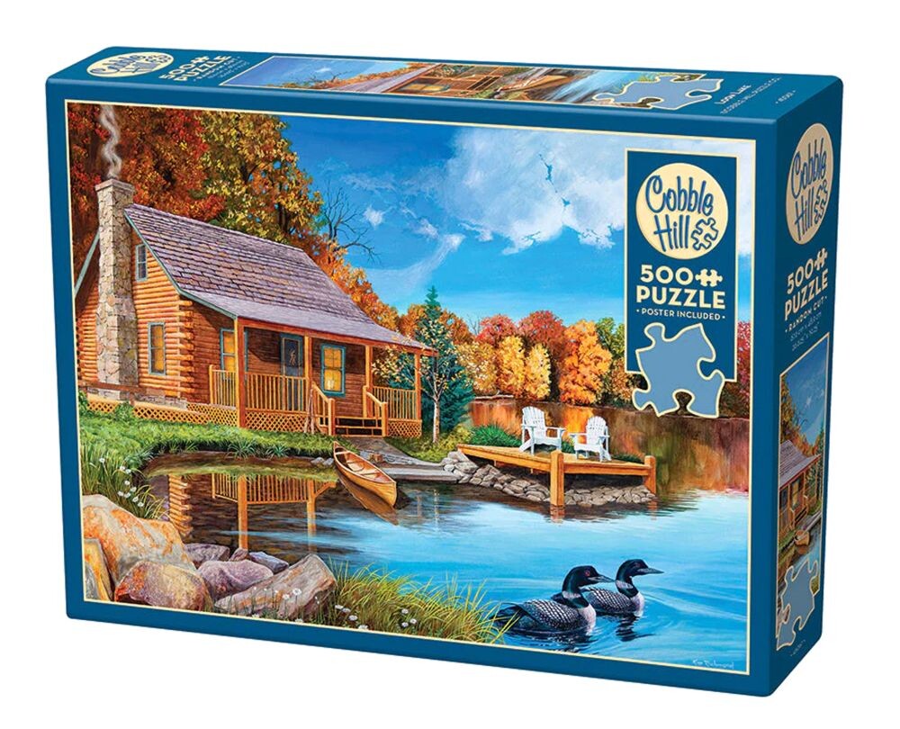 Cobble Hill Puzzle Jezero potáplic 500 dílků