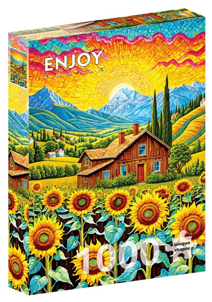 Enjoy Puzzle Slunečnicový dům 1000 dílků