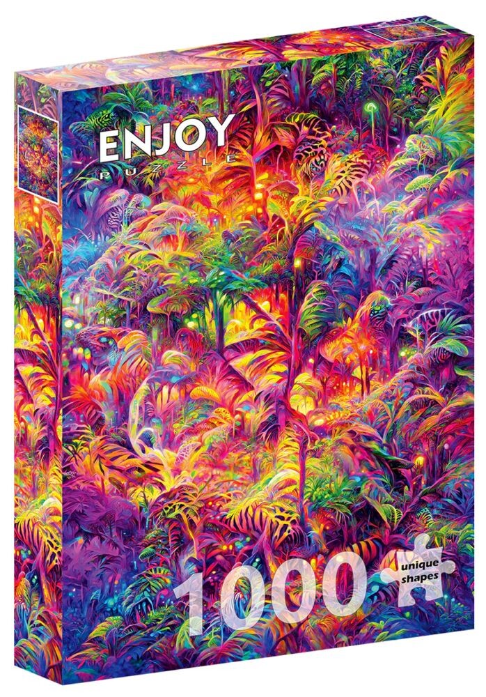 ENJOY Puzzle Tapiserie z džungle 1000 dílků
