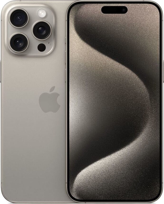 Apple iPhone 15 Pro Max barva Natural Titanium paměť 1 TB