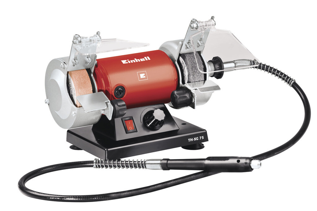 Bruska dvoukotoučová s přídavnou přímou bruskou TH-XG 75 Kit Einhell Classic