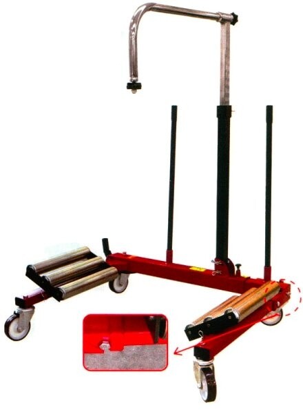 SPIN (Italy) Hydraulický transportní zvedák pro kola 1,2 t SPIN 05.084.11