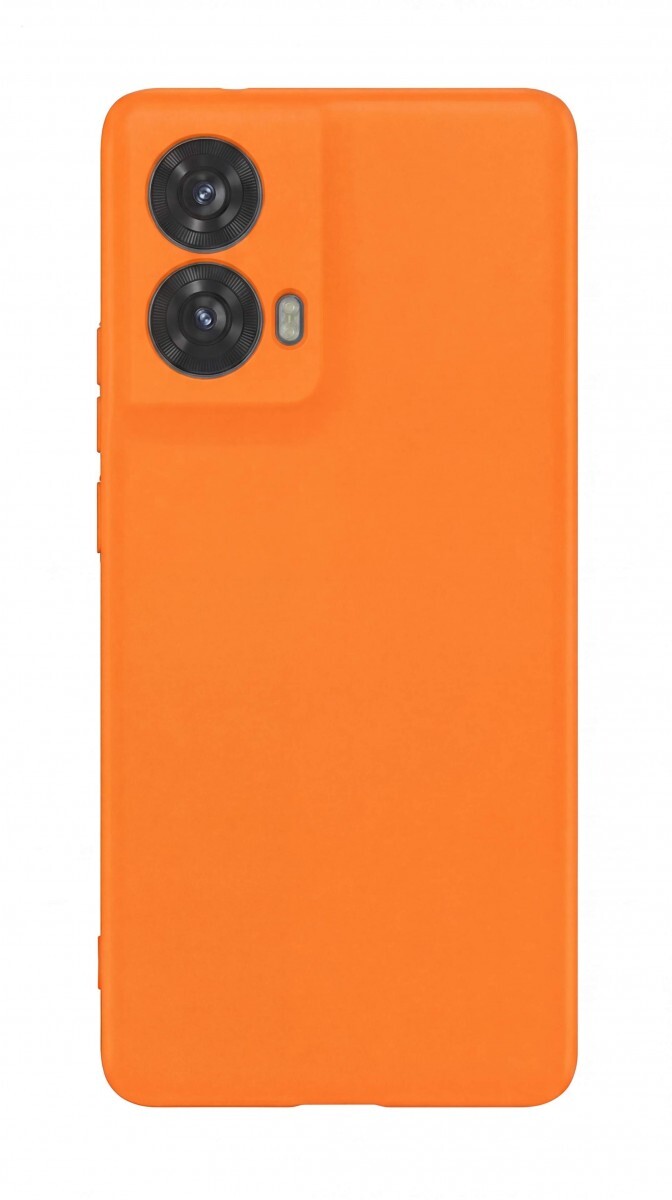 Zadní kryt Silicone Lite pro Motorola Edge 50 Fusion 5G oranžový