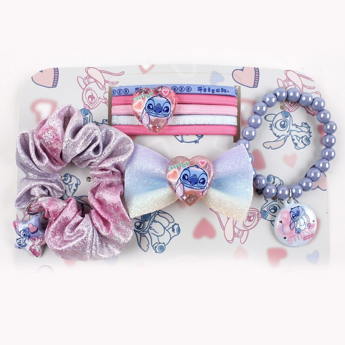 Cerdá Set doplňků do vlasů Stitch