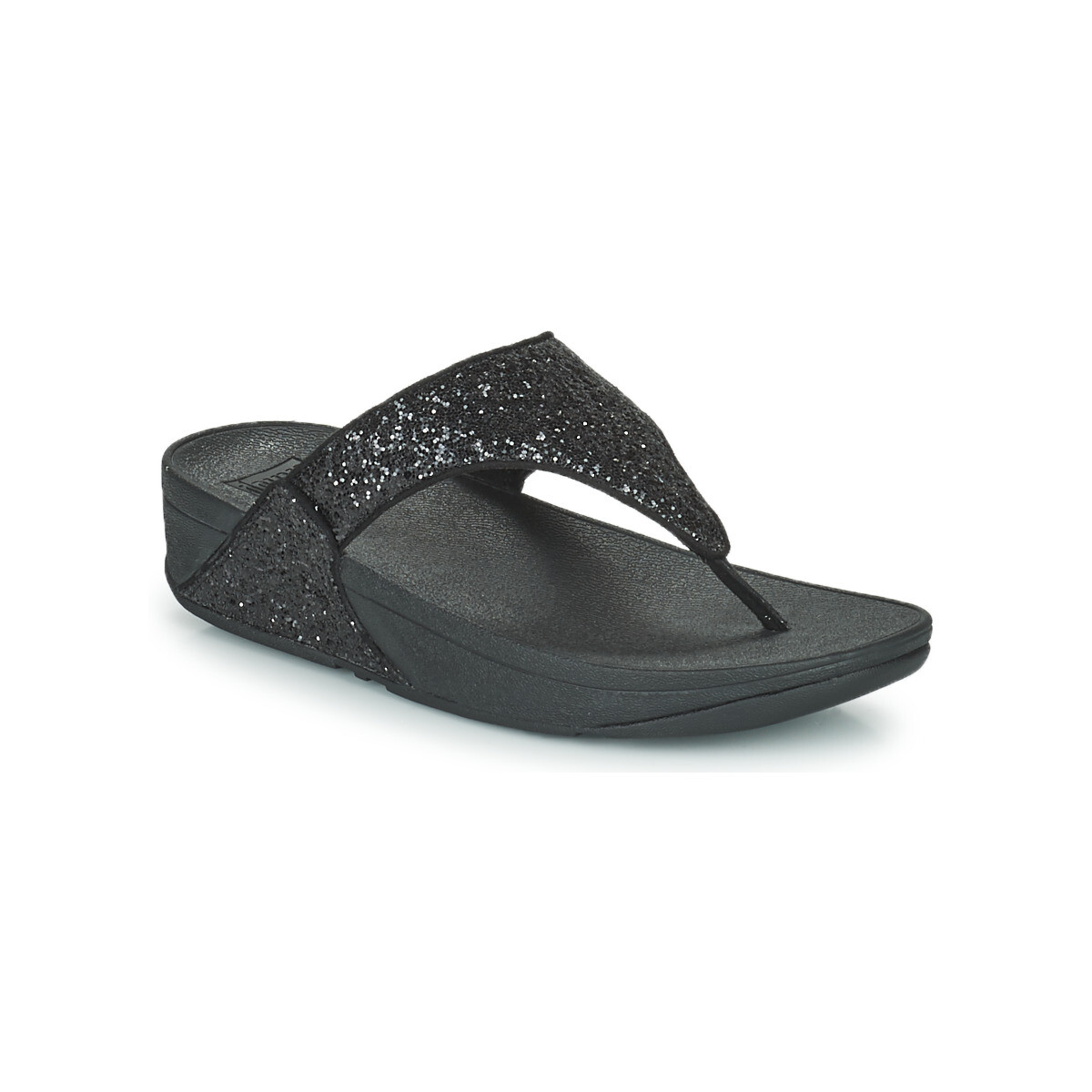 FitFlop  LULU GLITTER TOE-THONGS  Černá