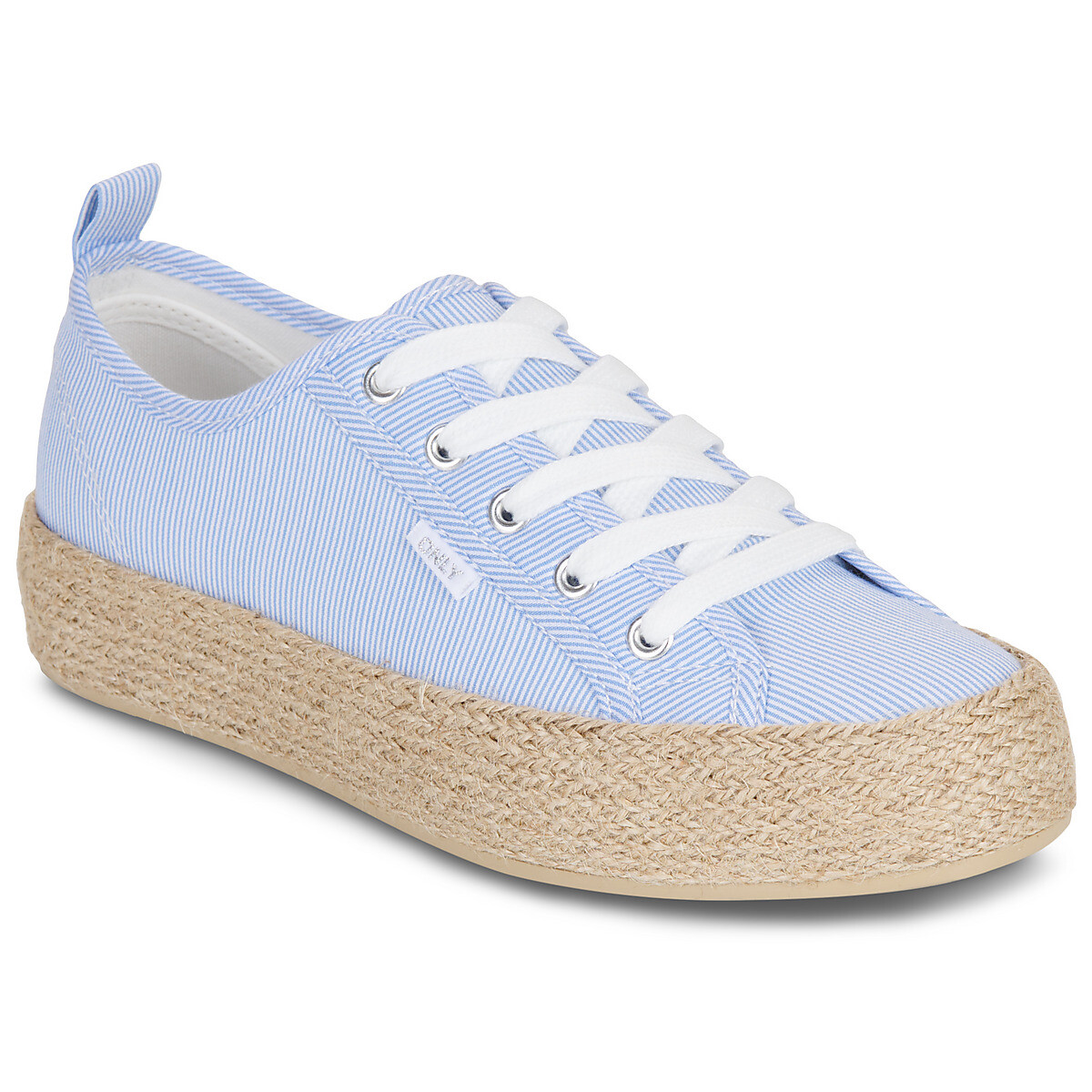 Only  ONLIDA-1 LACE UP ESPADRILLE  Modrá