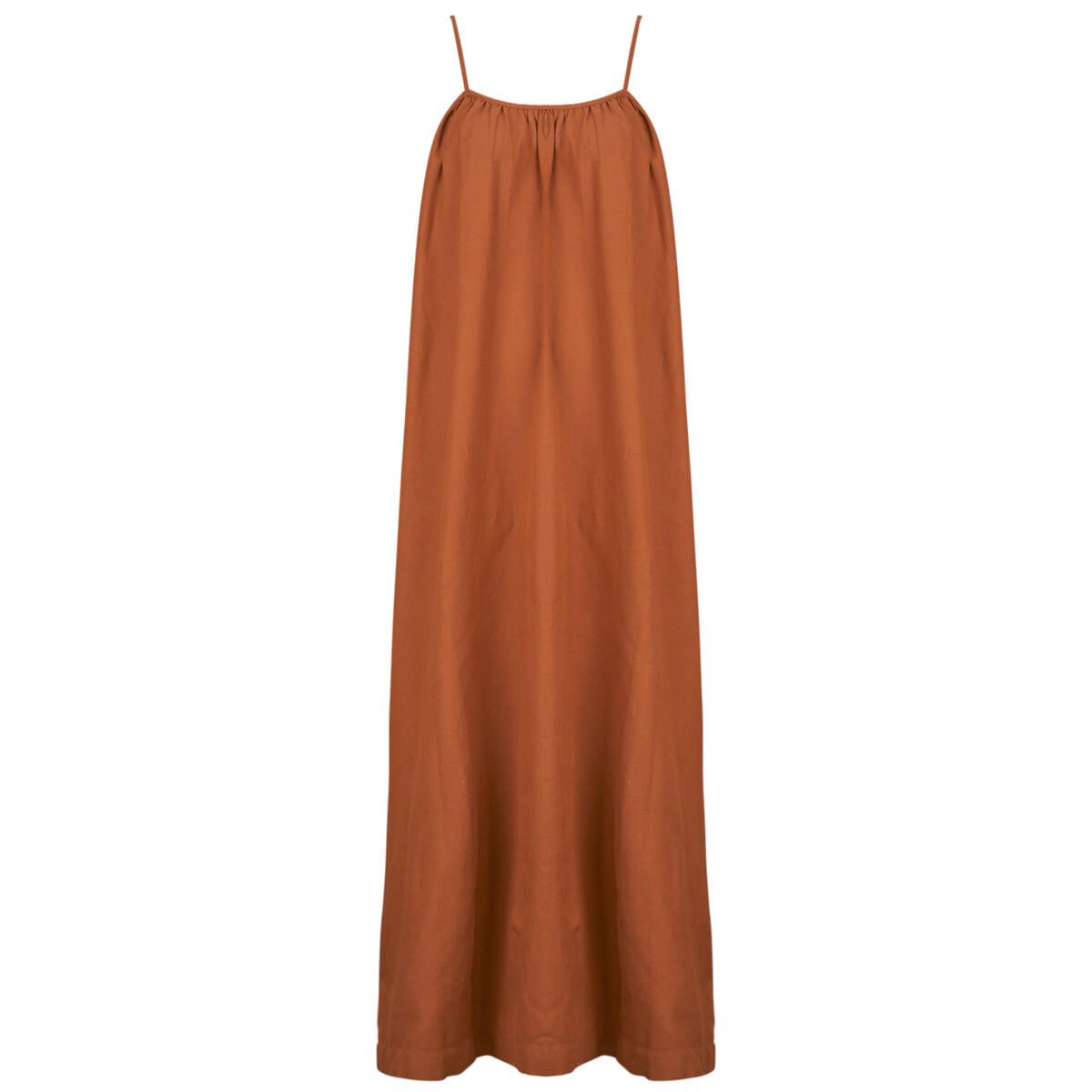 Vila  VIPRISILLA SINGLET LONG DRESS  Hnědá