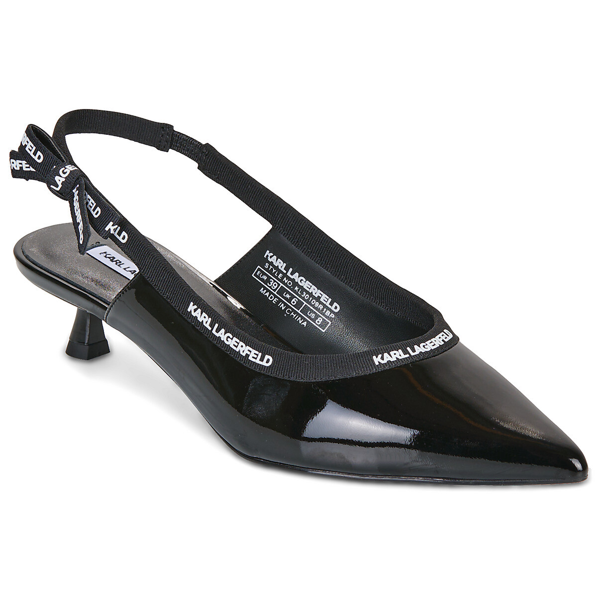 Karl Lagerfeld  PASHA Ribbon Sling  Černá