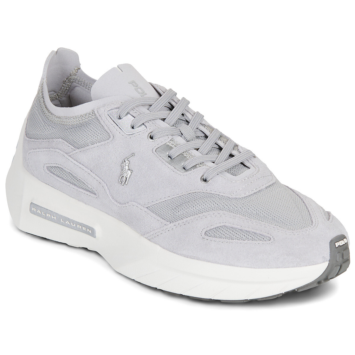 Polo Ralph Lauren  BOERUM KNIT-SNEAKERS-LOW TOP LACE  Šedá