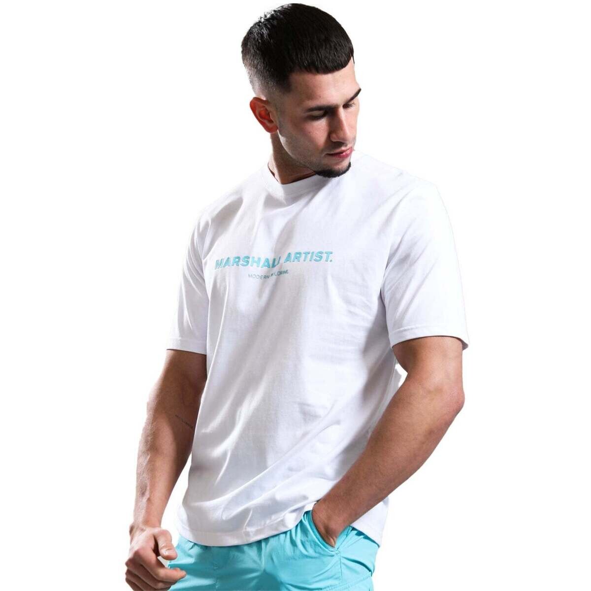 Marshall Artist  Thermo T-Shirt White/Mint  Bílá