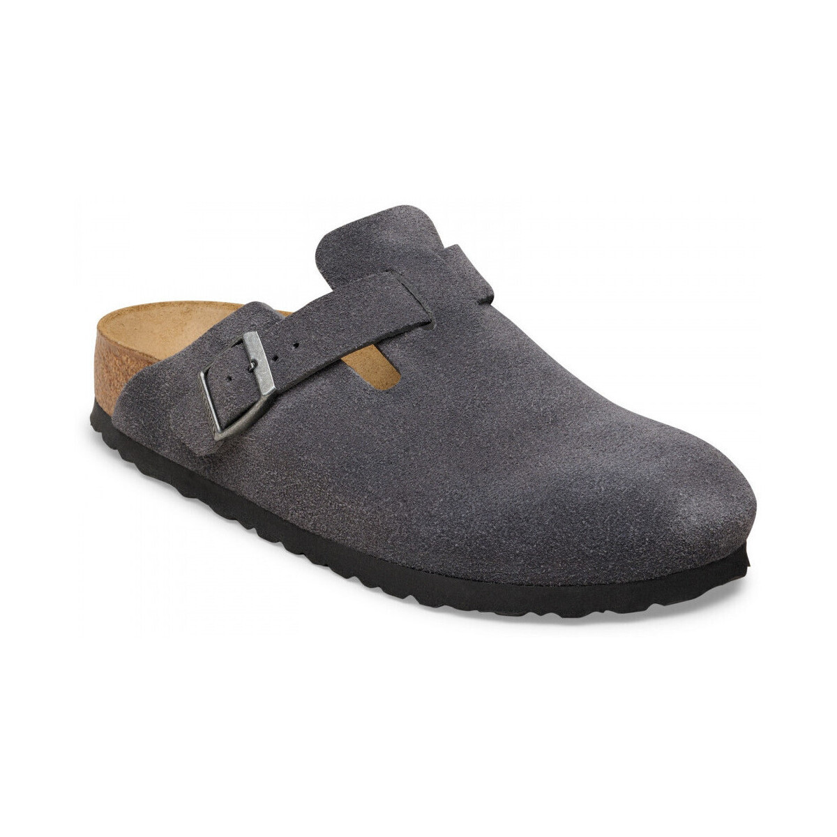 BIRKENSTOCK  Boston suede leather  Šedá