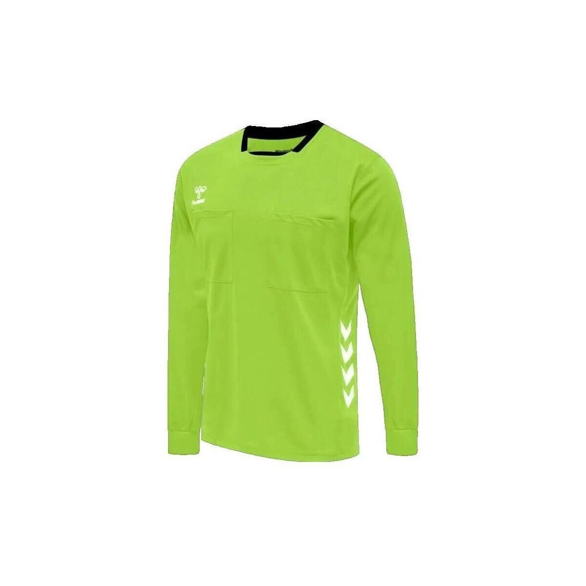 hummel  T-shirt manches longues  HMLREFEREE CHEVRON JERSEY L/S  Zelená