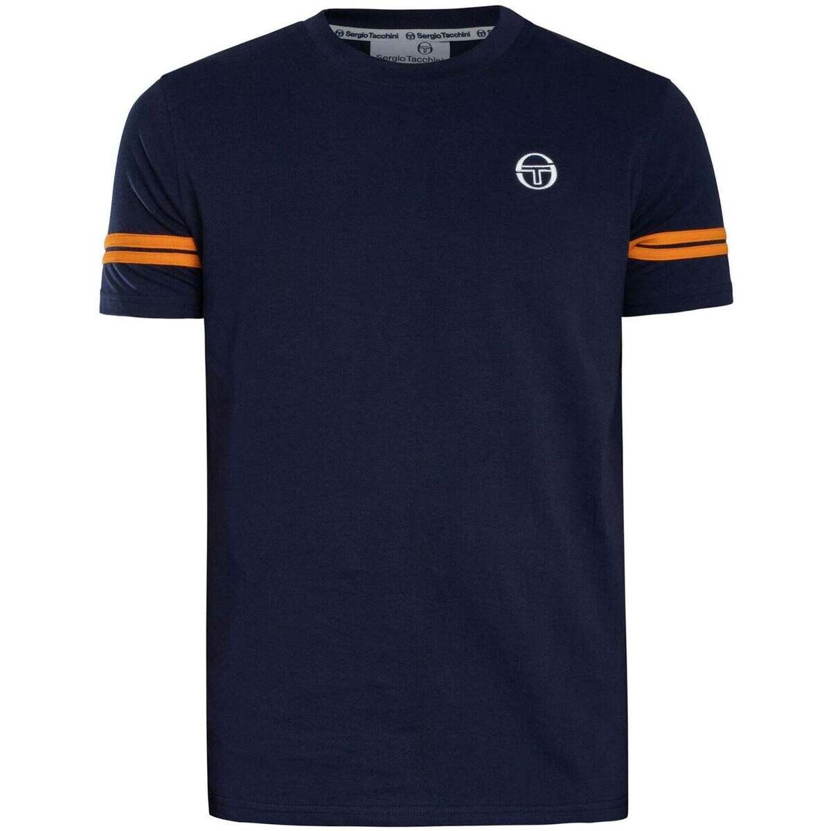 Sergio Tacchini  Grello T-Shirt Maritime Blue/Orange Pepper  Modrá