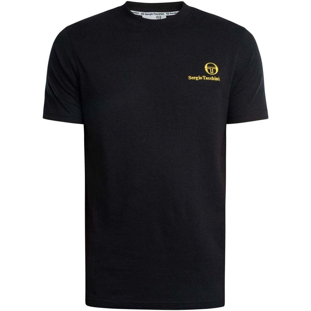 Sergio Tacchini  Felton T-Shirt Black/Gold  Černá