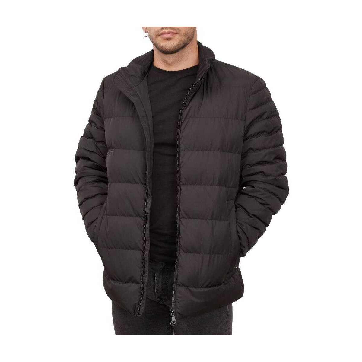 Geox  Abrigos Hombre Modèle M Colbyn Short Jkt  Černá