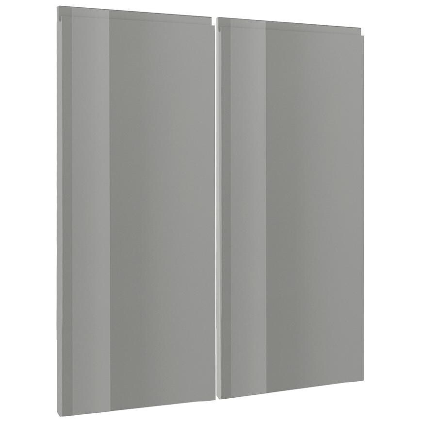 Kuchyňská dvířka Luxeo F02-G80(72) lakovaná šedá