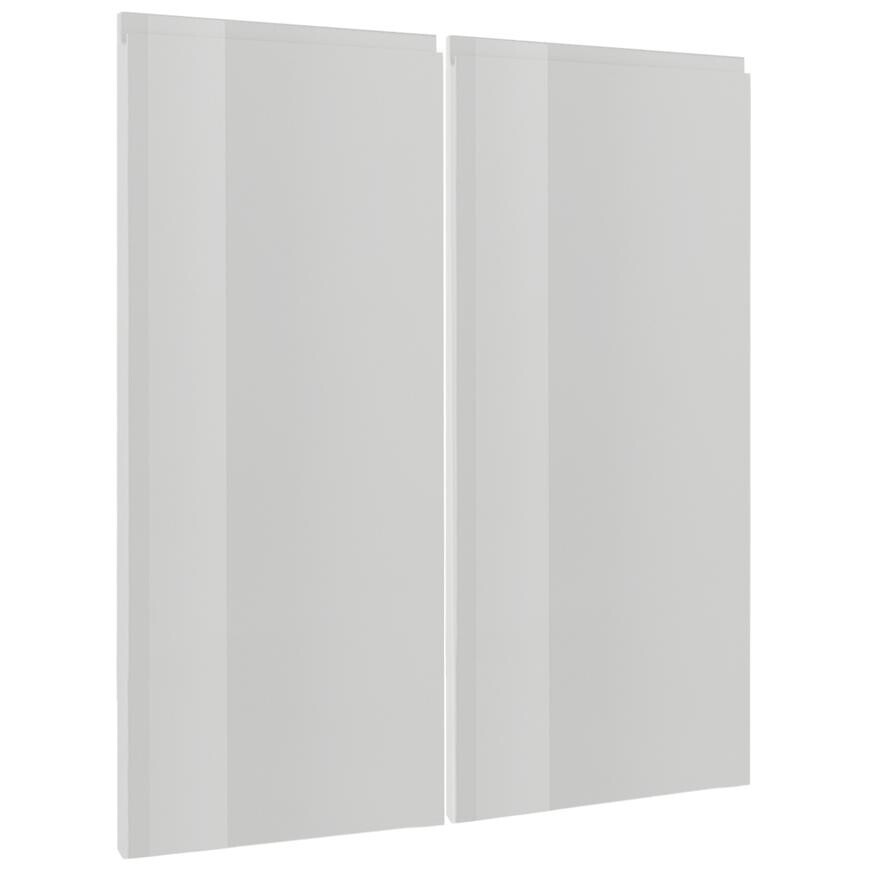 Kuchyňská dvířka Luxeo F02-G80(72) lakovaná bílá