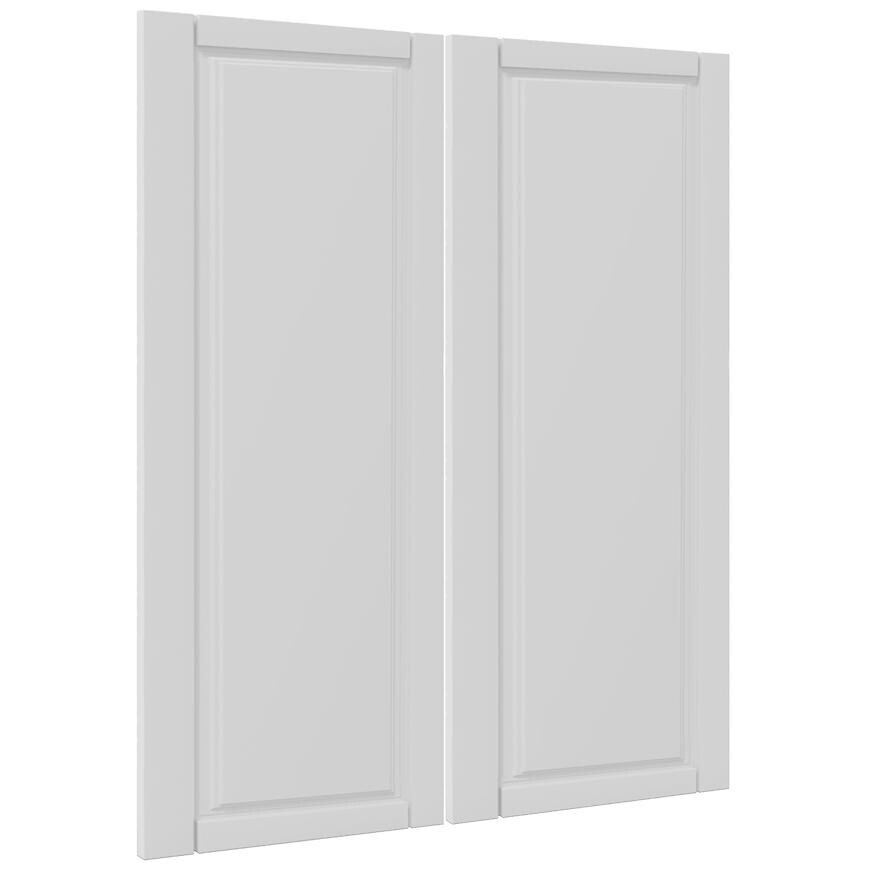 Kuchyňská dvířka Luxeo F13-G80(72) hampton bílá