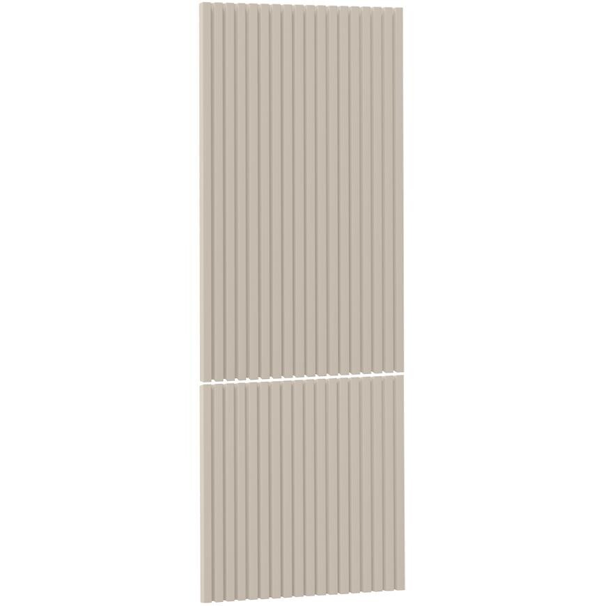 Kuchyňská dvířka Luxeo F14-N60N rýhované kašmír