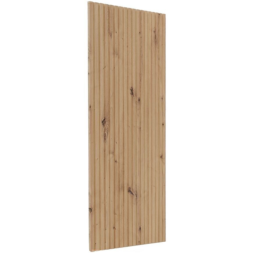 Kuchyňská dvířka Luxeo F14-G40(100) rýhované dub