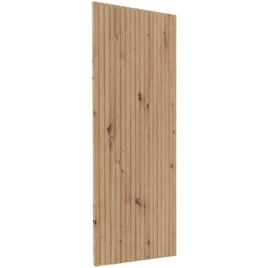 Kuchyňská dvířka Luxeo F14-G45(100) rýhované dub