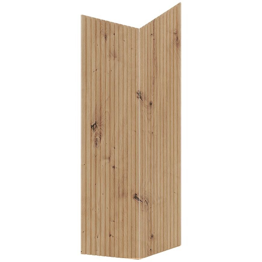 Kuchyňská dvířka Luxeo F14-G60N2(100) rýhované dub