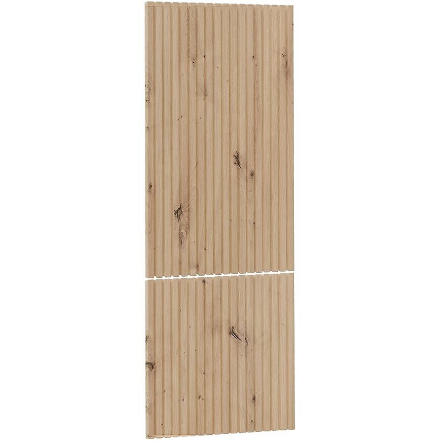 Kuchyňská dvířka Luxeo F14-N60N rýhované dub